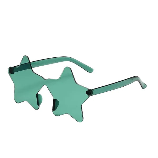 Rimless Star Shaped Sunglasses