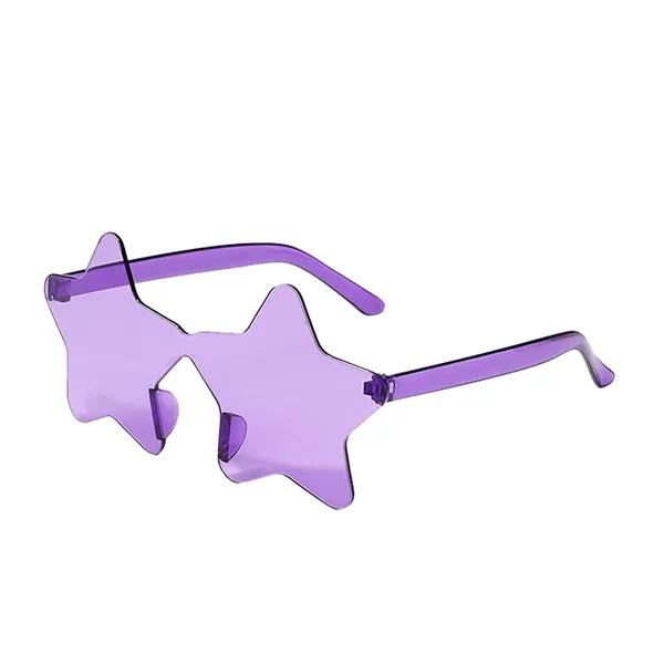Rimless Star Shaped Sunglasses