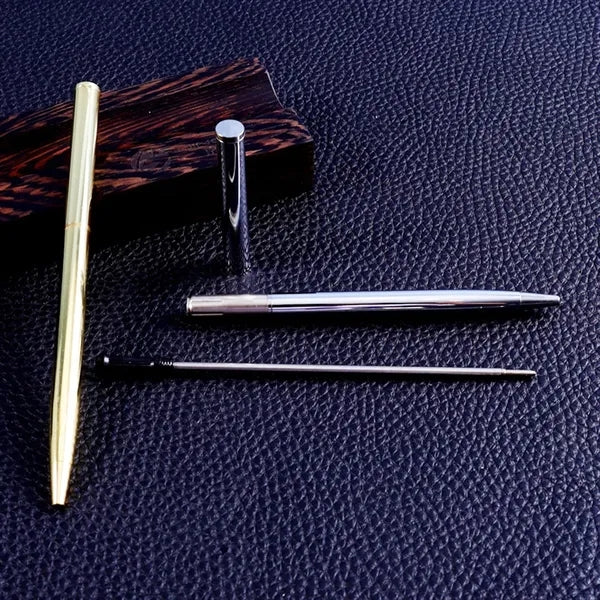 Slim Twisted Activated Metal Pen