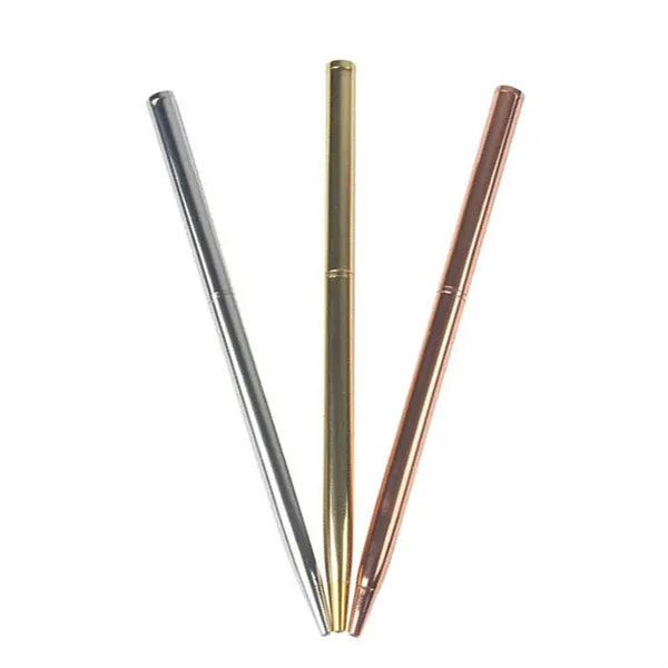Slim Twisted Activated Metal Pen