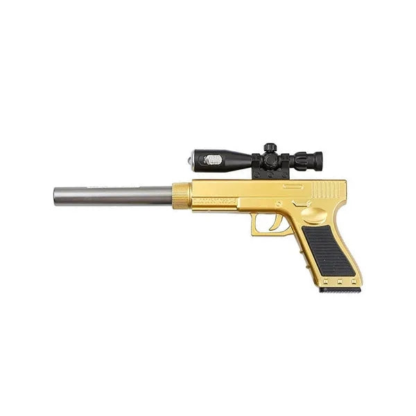 Pistol Gun Shaped Pen w/Flashlight