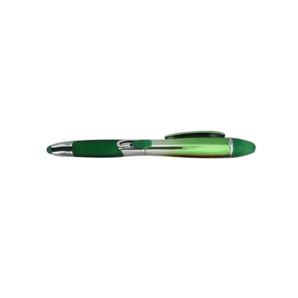 Gradual Color Barrel Pen w/Highlighter & Stylus