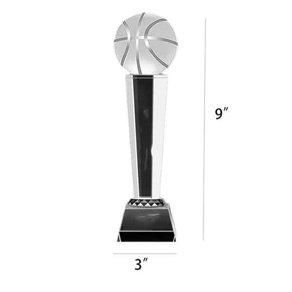 Golf/Basketball/Football Crystal Trophy