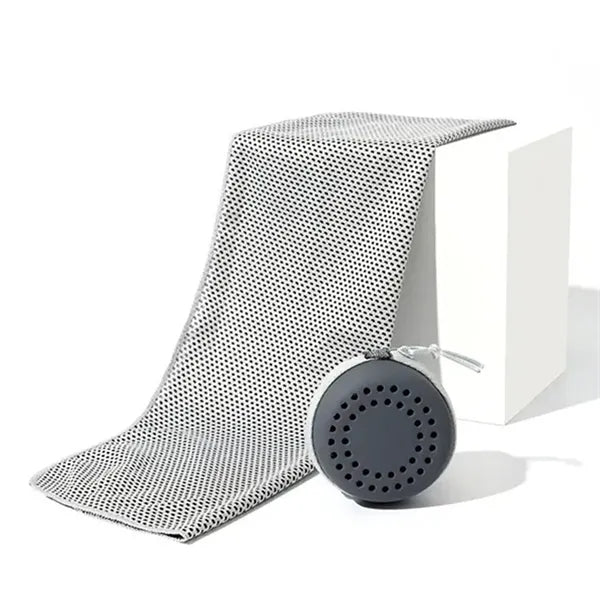 Absorbent Cooling Towel and Carry Pouch Set