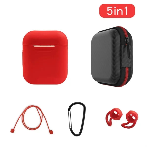 5 in 1 Wireless Headphone Protective Cover Case Kit