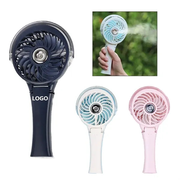 Mini Foldable Electric Cooling Hand Misting Fans