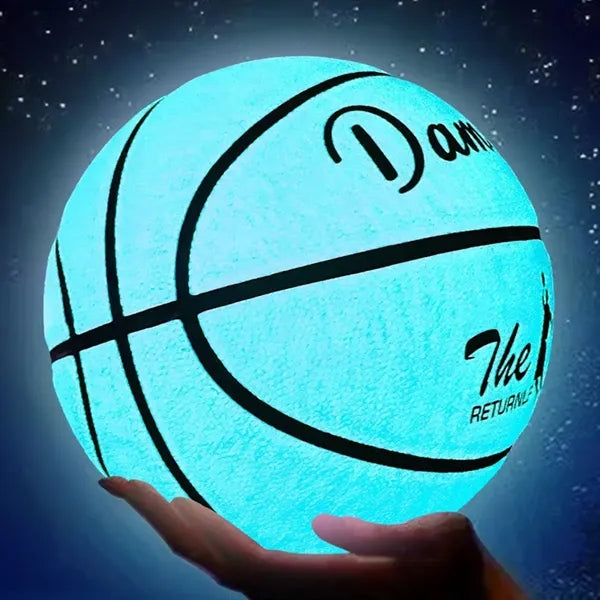 Glow in The Dark Basketball Glowing Leather Luminous Size 7