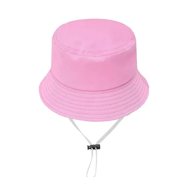 2-in-1 Reversible Fishing Hat with Windproof Chin Strap