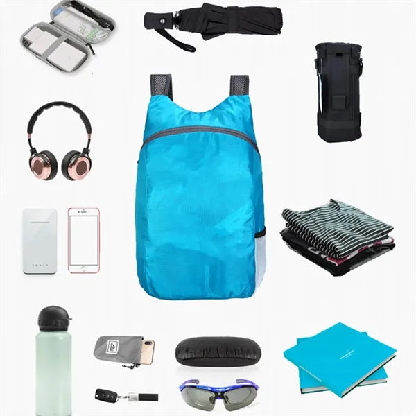 Lightweight foldable backpack