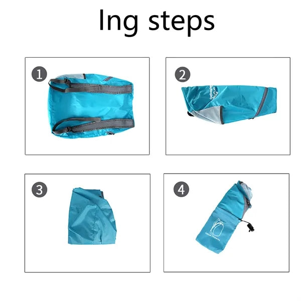 Lightweight foldable backpack