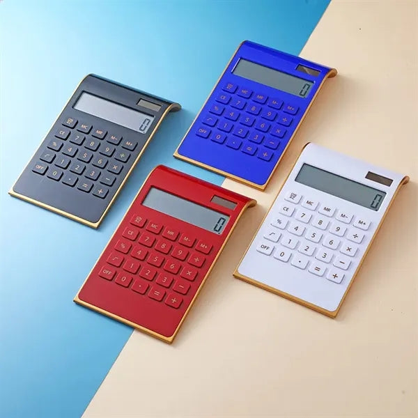 10 Digits Dual Powered Slim Desktop Calculator