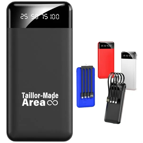 6000mAh Ultra Thin Portable With LED Flashlight Power Bank