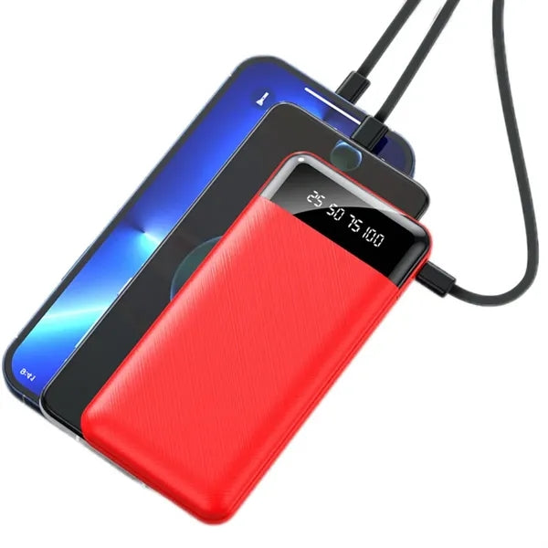 6000mAh Ultra Thin Portable With LED Flashlight Power Bank