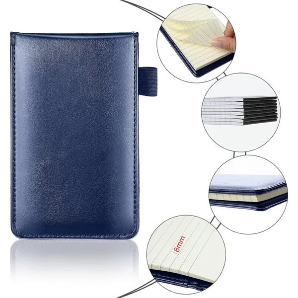 Mini Pocket Notepad Holder Set with Pen