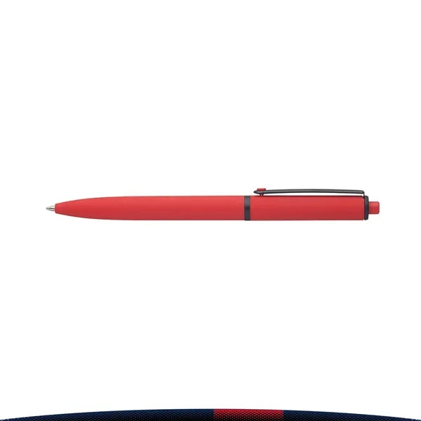 Classic Rubber-Coated Plastic Ballpoint Pens