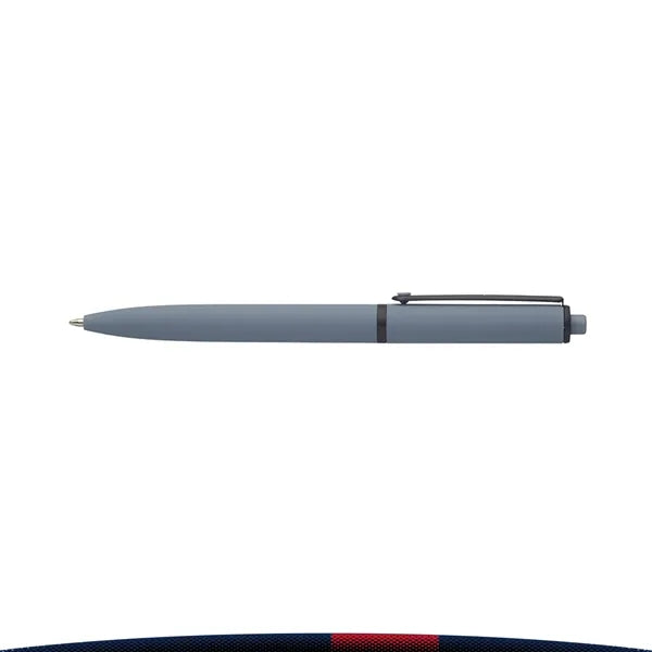 Classic Rubber-Coated Plastic Ballpoint Pens