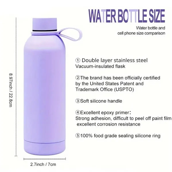 Stainless Steel Insulated Water Bottle with Narrow Mouth