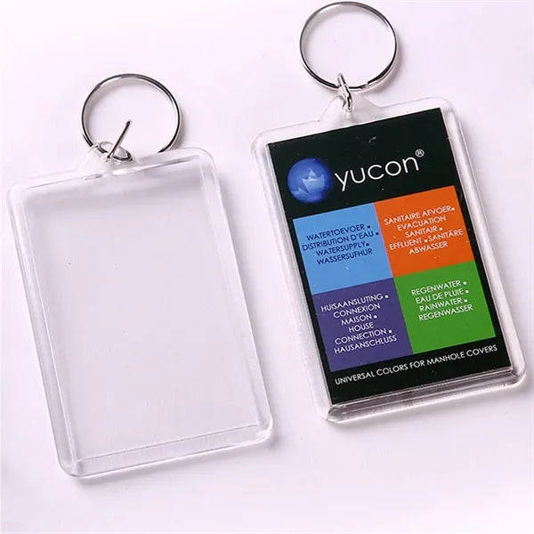 2 x 3 Inch Keychain Acrylic Photo Insert