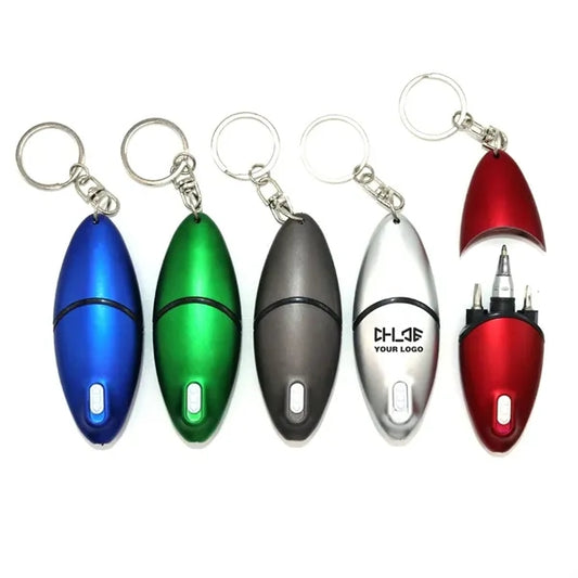 Multifunctional Pen with Screwdriver and LED Flashlight