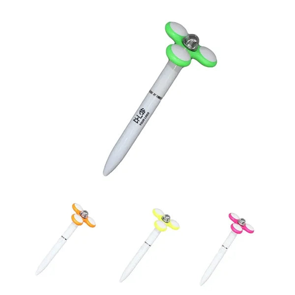 Stress Relief Ballpoint Pen with Fidget Spinner