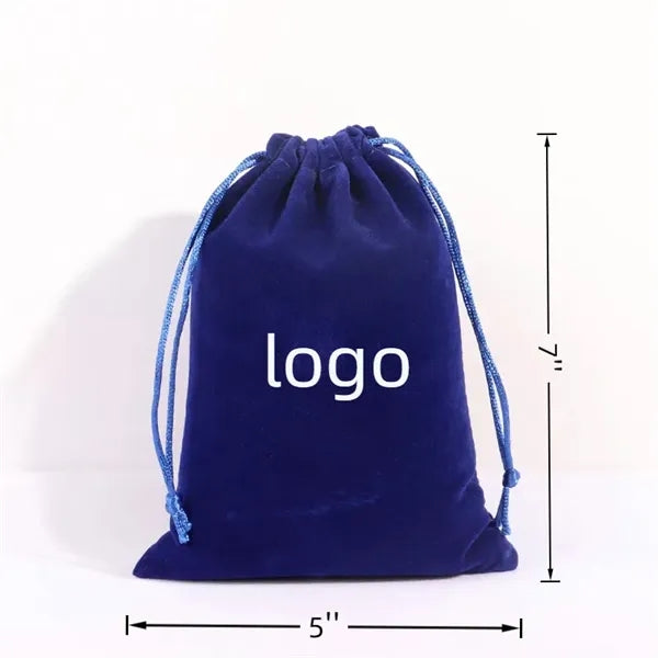 5x7 inch Velvet Drawstring Pouch