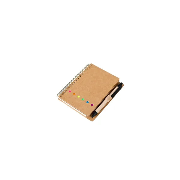 Spiral Notebook w/ Pen-100 Pages