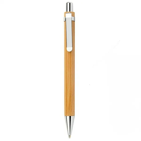 Premium Bamboo Retractable Ballpoint Pen