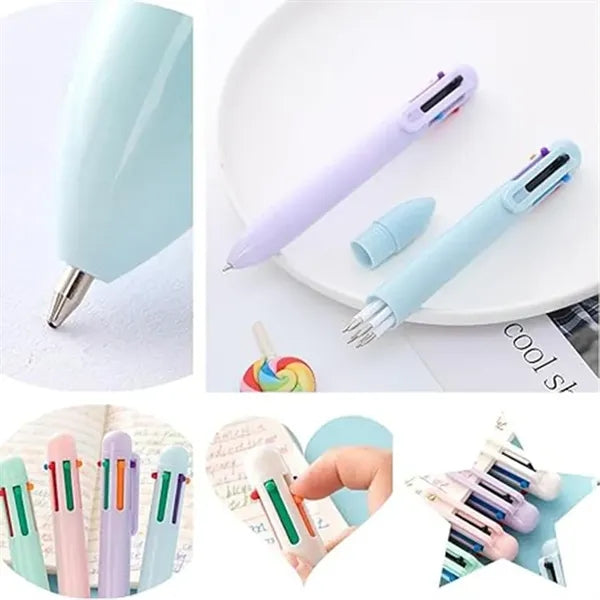6-in-1 Multicolor Ballpoint Pen