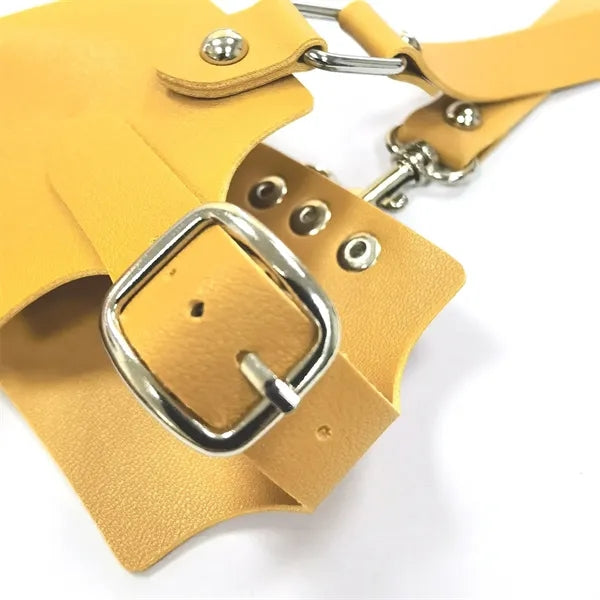 Adjustable Leather Cup Sleeve With Handle