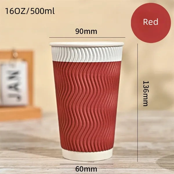 Eco Paper Coffee Cup w/ Lid