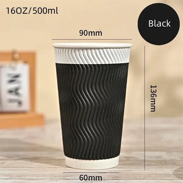 Eco Paper Coffee Cup w/ Lid