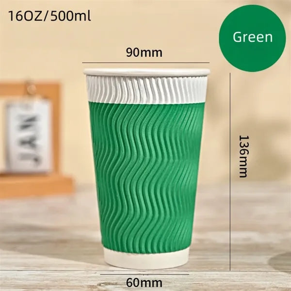 Eco Paper Coffee Cup w/ Lid