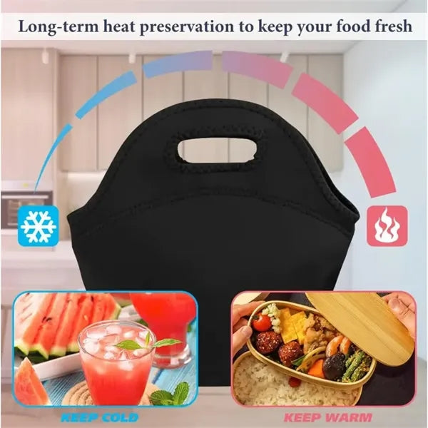 Neoprene Lunch Tote Bag for Picnic