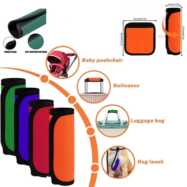 Premium Neoprene Luggage Handle Covers