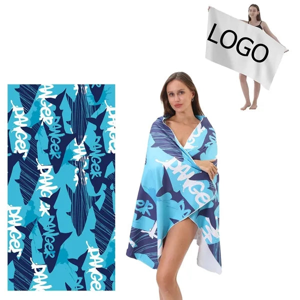 Rectangular Polyester Beach Towel