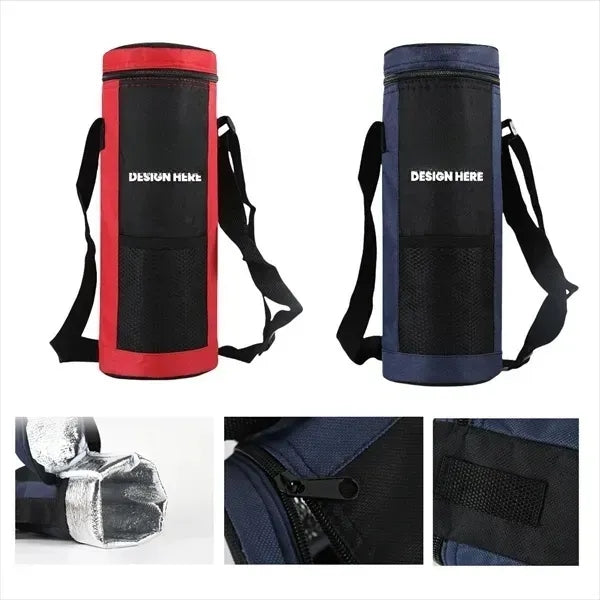 Oxford Round Insulated Sling Bag For Drinks Outdoor