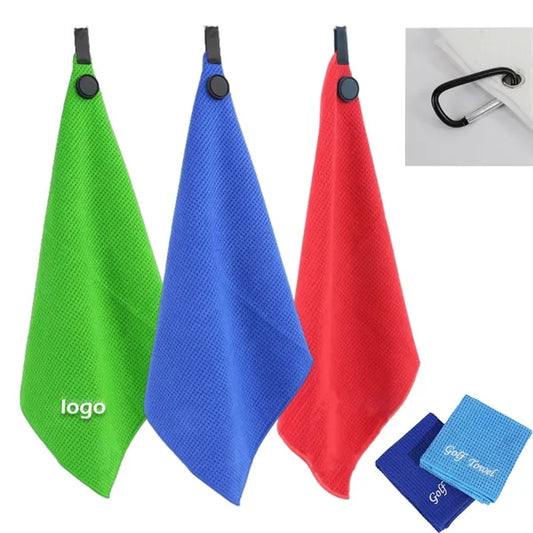 Magnetic high weight golf towel