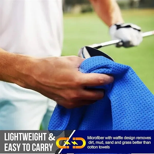 Magnetic high weight golf towel
