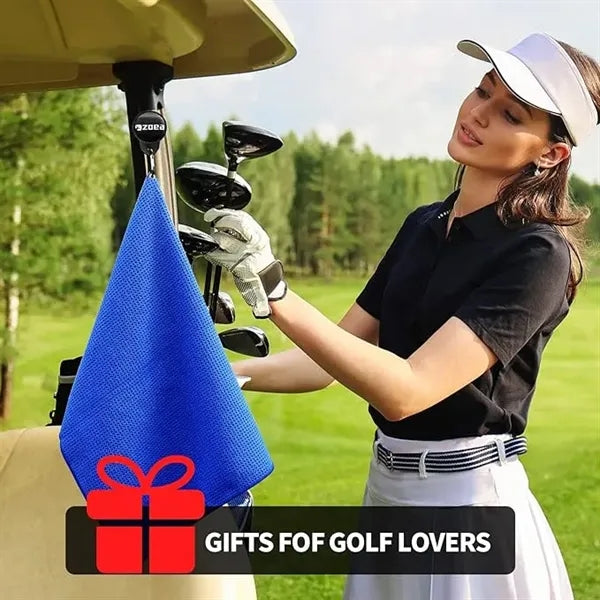 Magnetic high weight golf towel