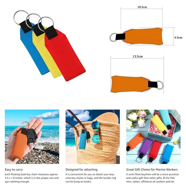 High-Visibility Floating Foam Keychain