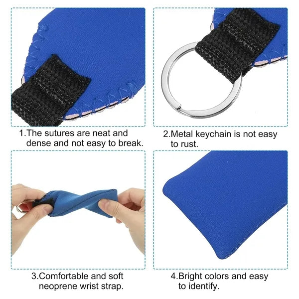 High-Visibility Floating Foam Keychain