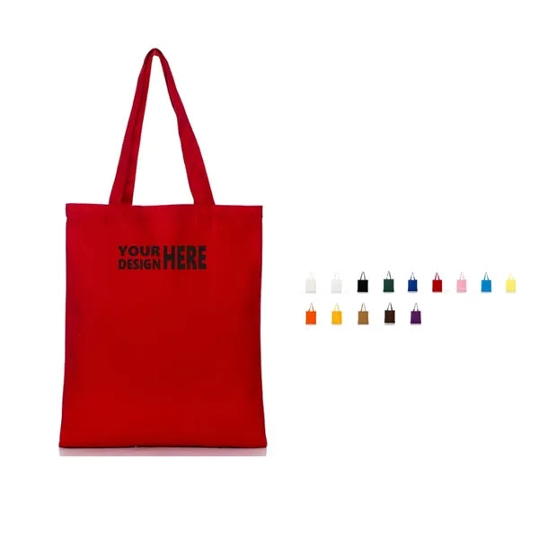 13" x 16" 100% Cotton Shopping Bag With Handles