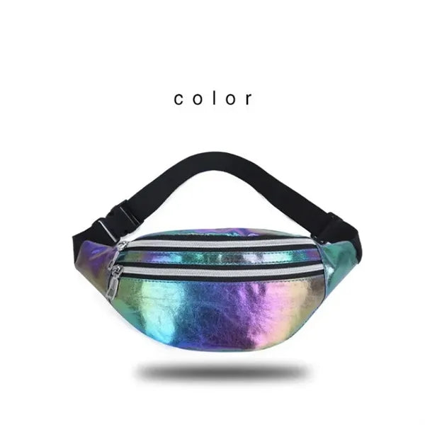 Colorful Laser Simple Waist Bag