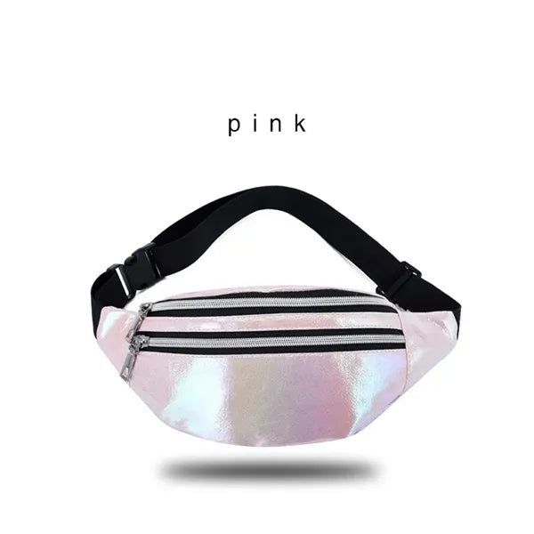 Colorful Laser Simple Waist Bag
