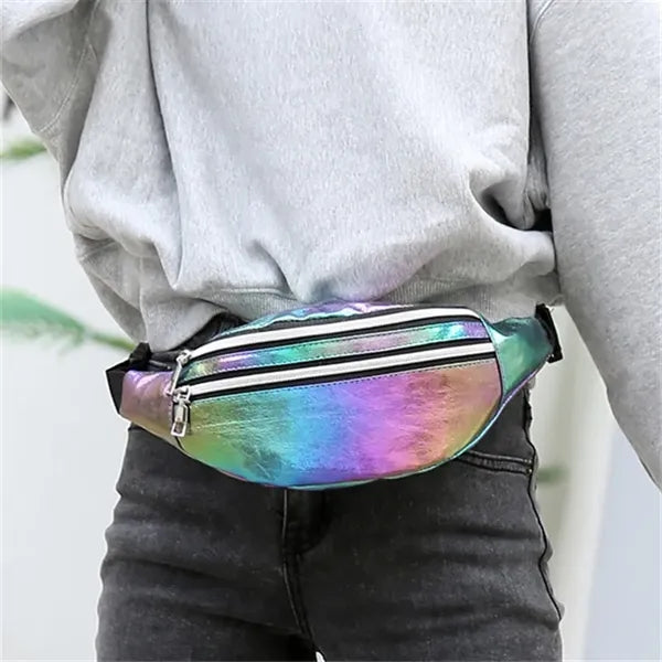 Colorful Laser Simple Waist Bag