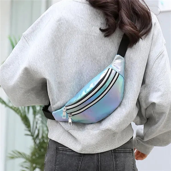 Colorful Laser Simple Waist Bag