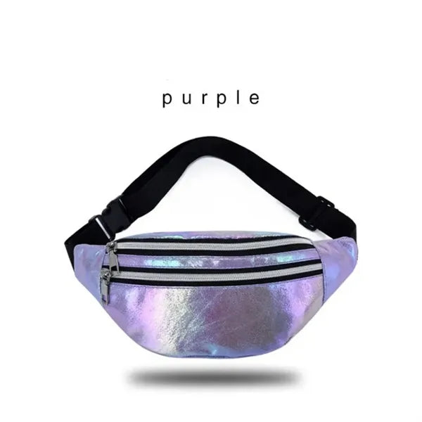 Colorful Laser Simple Waist Bag