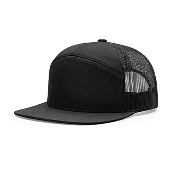 7-Panel Mesh Embroidery Trucker Cap