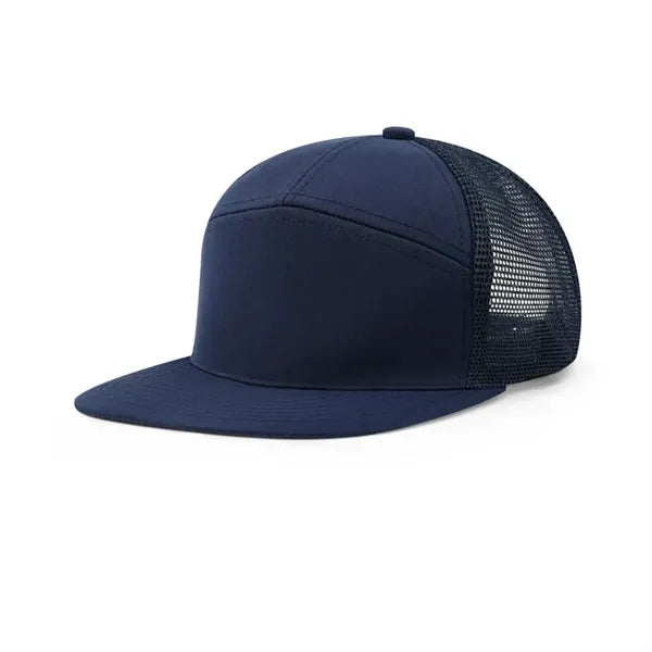 7-Panel Mesh Embroidery Trucker Cap
