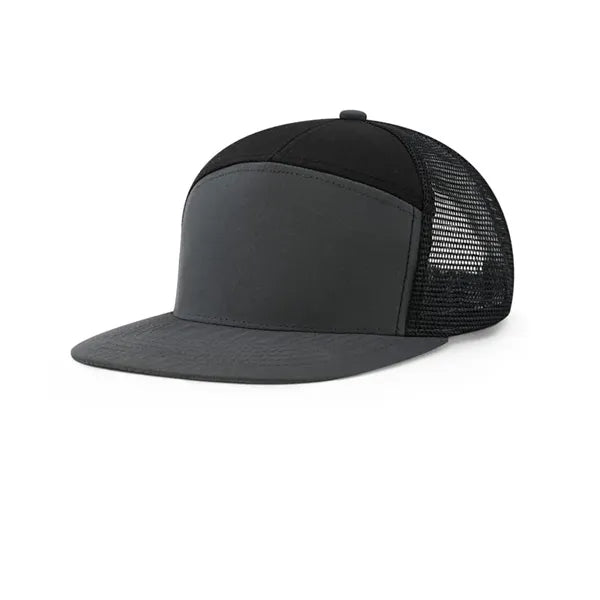 7-Panel Mesh Embroidery Trucker Cap